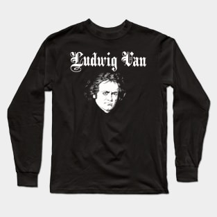 Ludwig Van Orange Long Sleeve T-Shirt